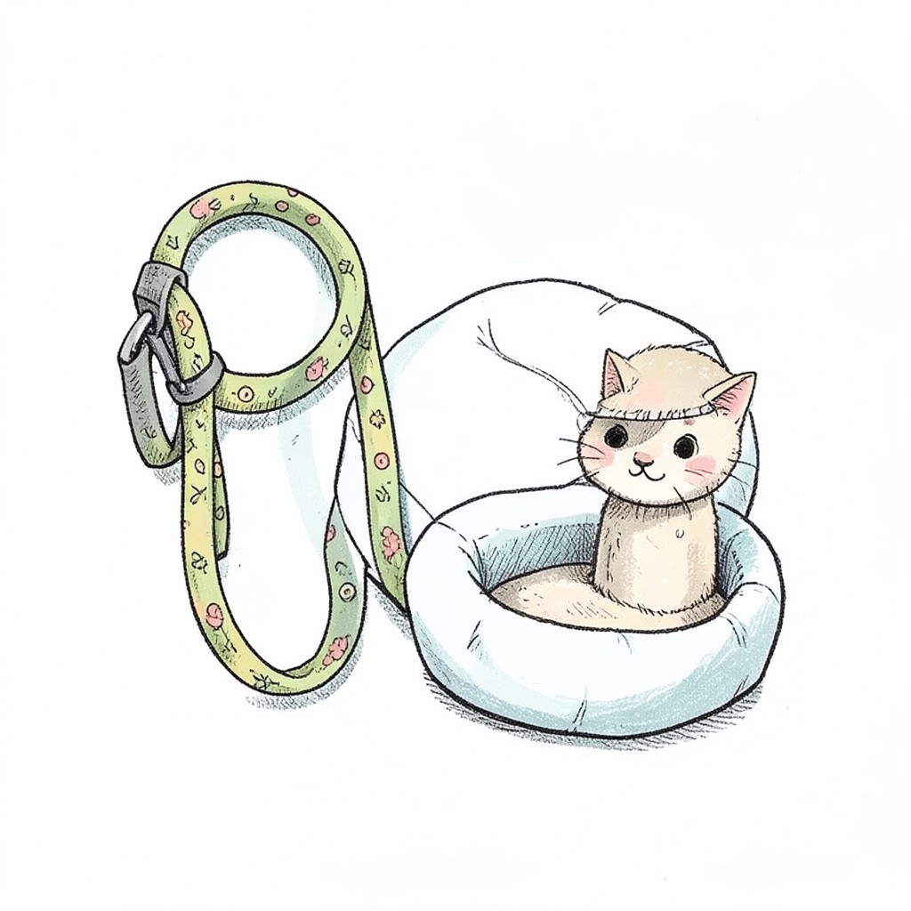 Whimsical editorial illustration for Dogs are better than cats