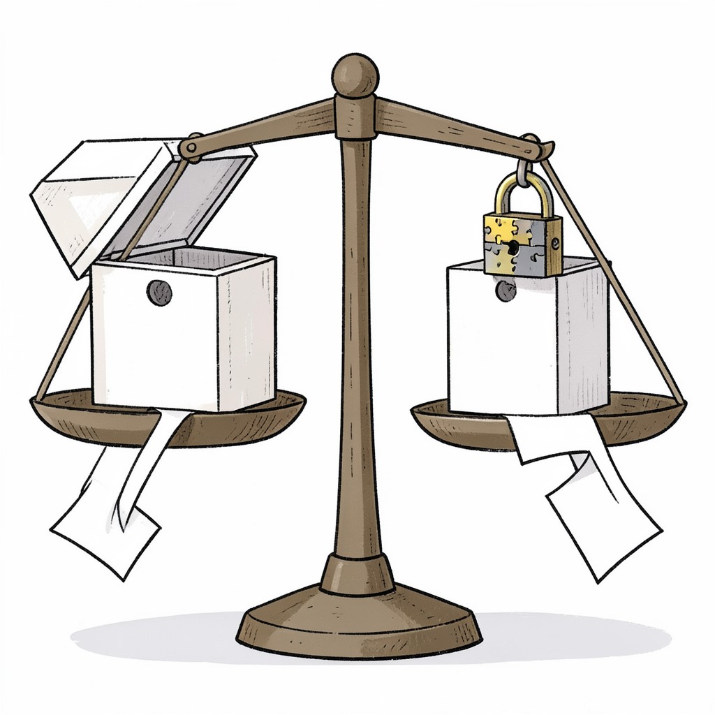 Whimsical editorial illustration for Pass civics test to vote