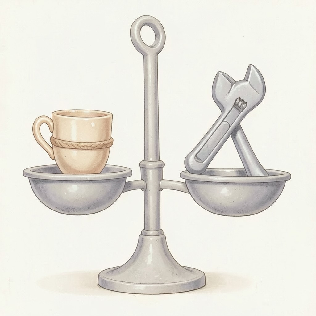 Whimsical editorial illustration for Rent Control